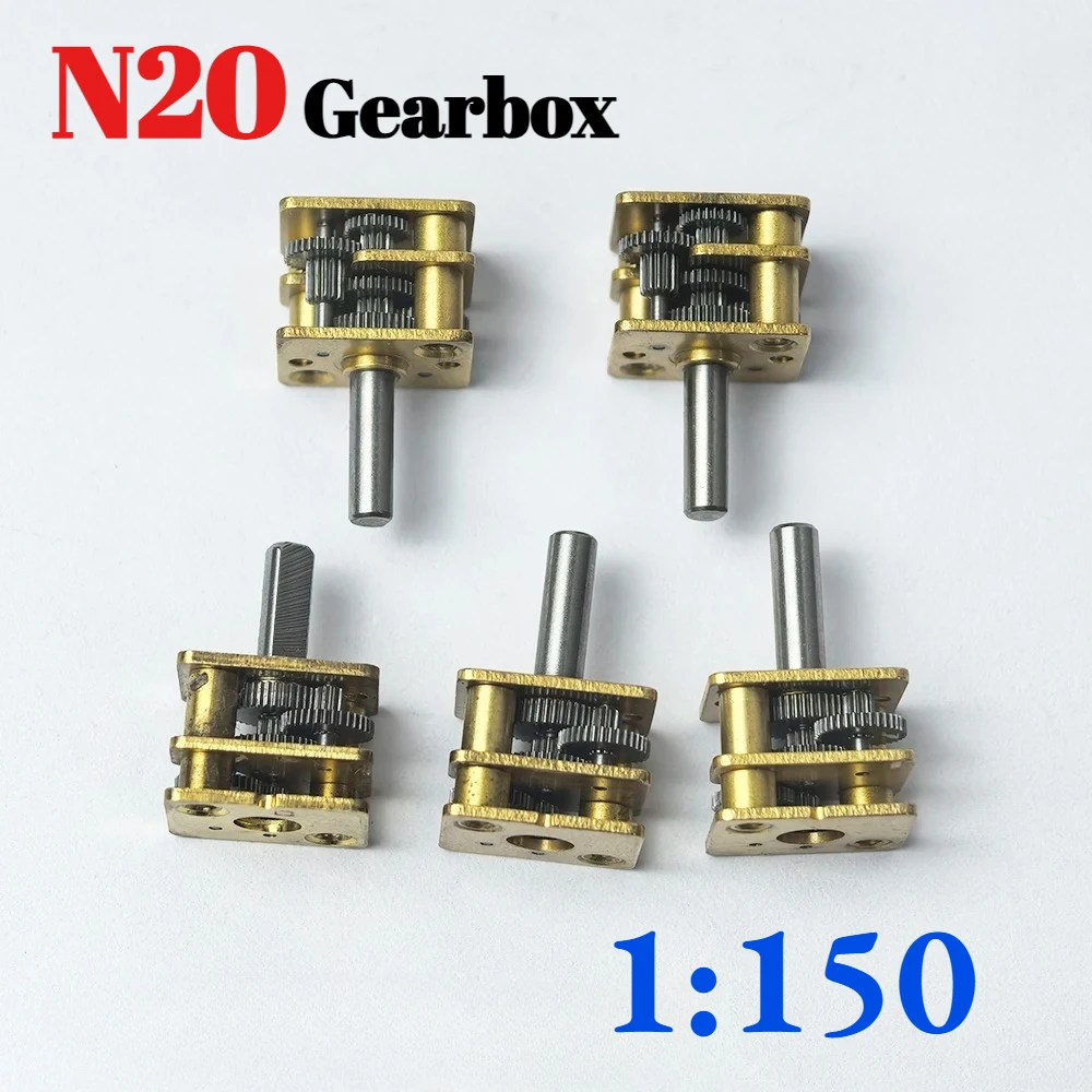 5pcs/lot All Metal Gear Reducer N20 Gearbox Motor 1:150 Reduction Ratio for DIY