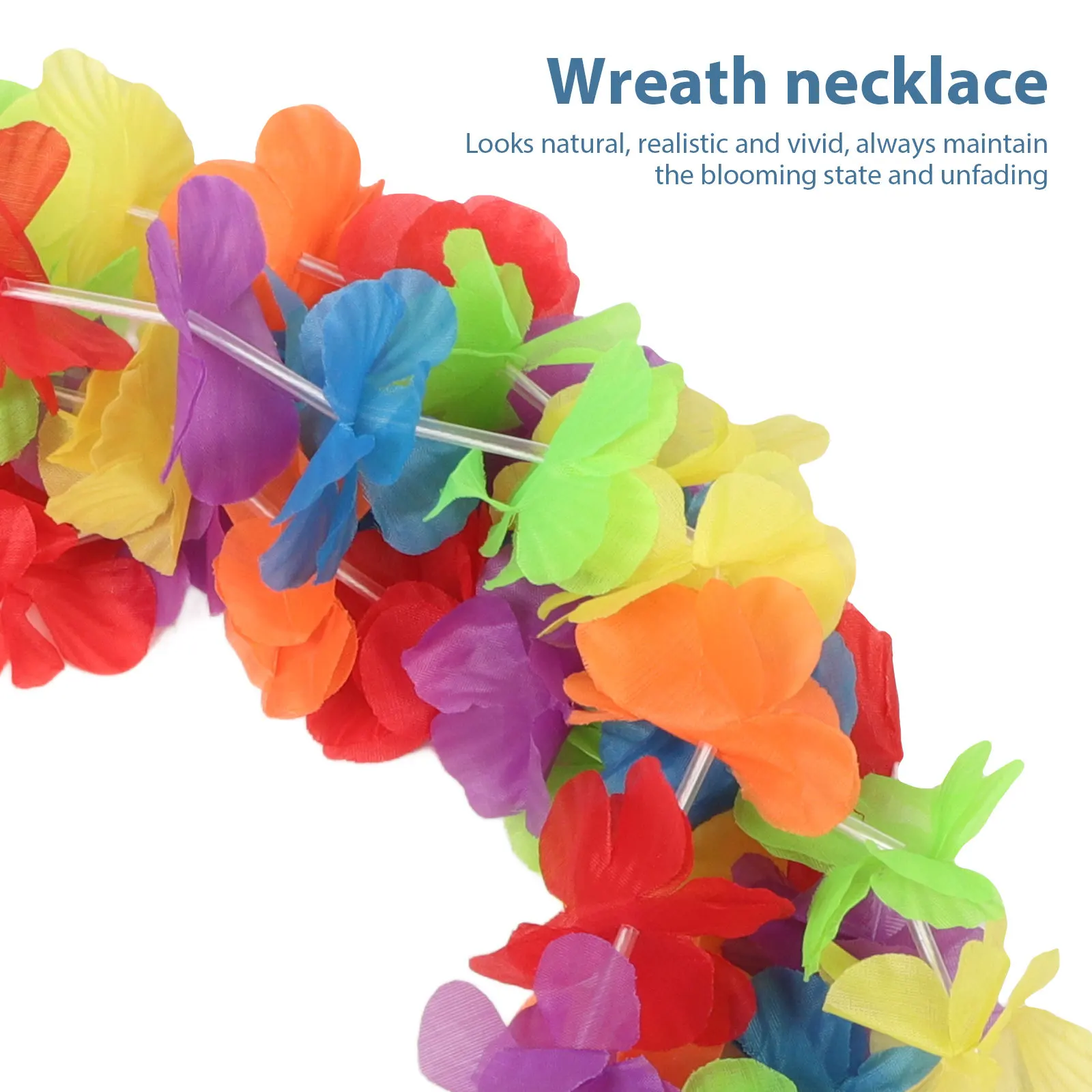 

10Pcs Sunflower Wreath Floral Garland Neck Pendant Elegant Sweet Design for Beach Party Wedding Anniversary Hawaii Wreath