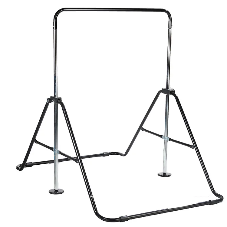 شريط أفقي للتدريب على الجمباز قابل للطي، ارتفاع قابل للتعديل في الداخل والخارج مناسب