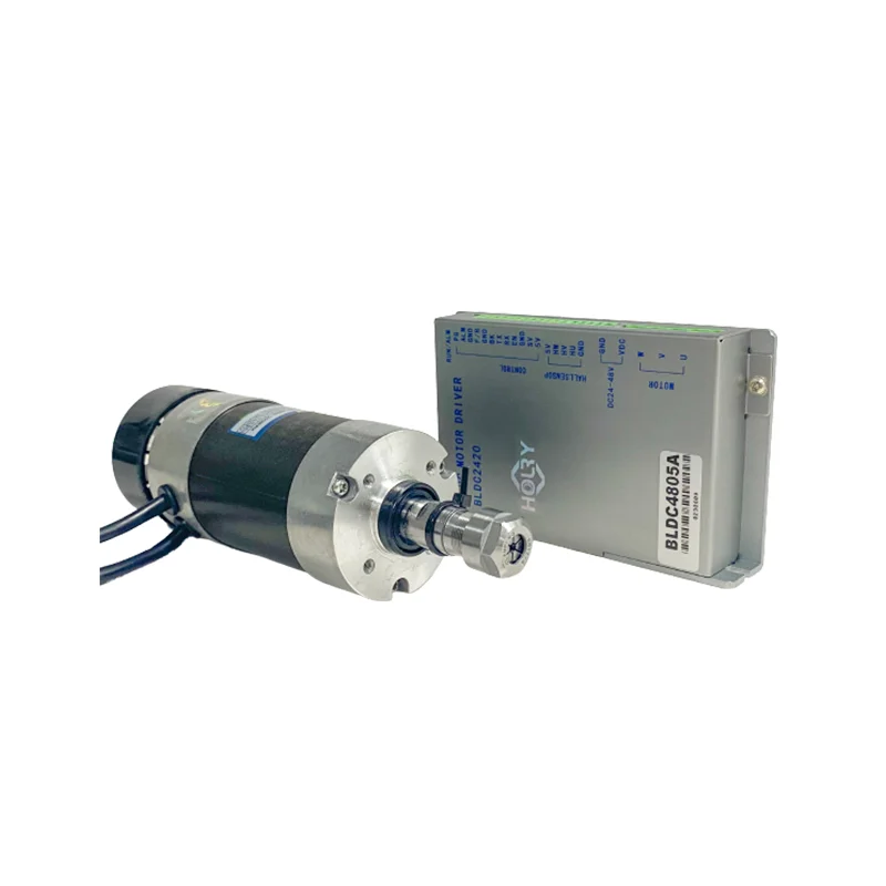 

High Torque ER11 48V 400W CNC BLDC Brushless DC Spindle Brushless Motor Kit for PCB Carving Beads Engraving