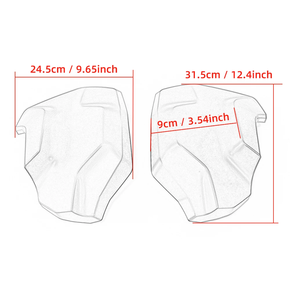 FOR BMW R1250GS ADV R1250 GS ADV 2018-2023 2022 Motorcycle Front Radiator Side Frame Protection Cover Guard Side Panel Fairing