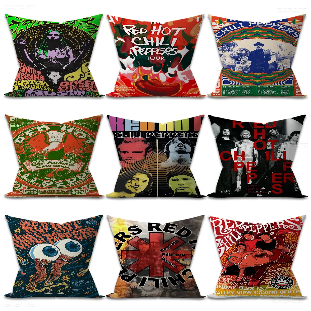 Rock Band Red Hot Chili Peppers Cushion Cover 30x50 Polyester Sofa Cushions Decorative Throw Pillows Home Decoration Pillowcover