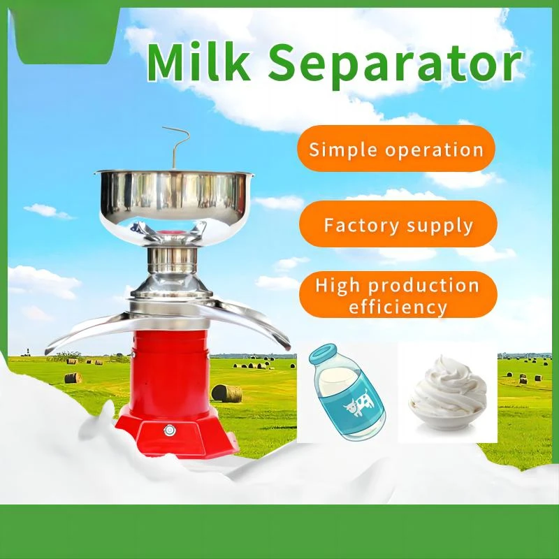 Good Quality Stainless Steel 304 Cream Butter Milkshake Separator Milk Fat Separator Machine