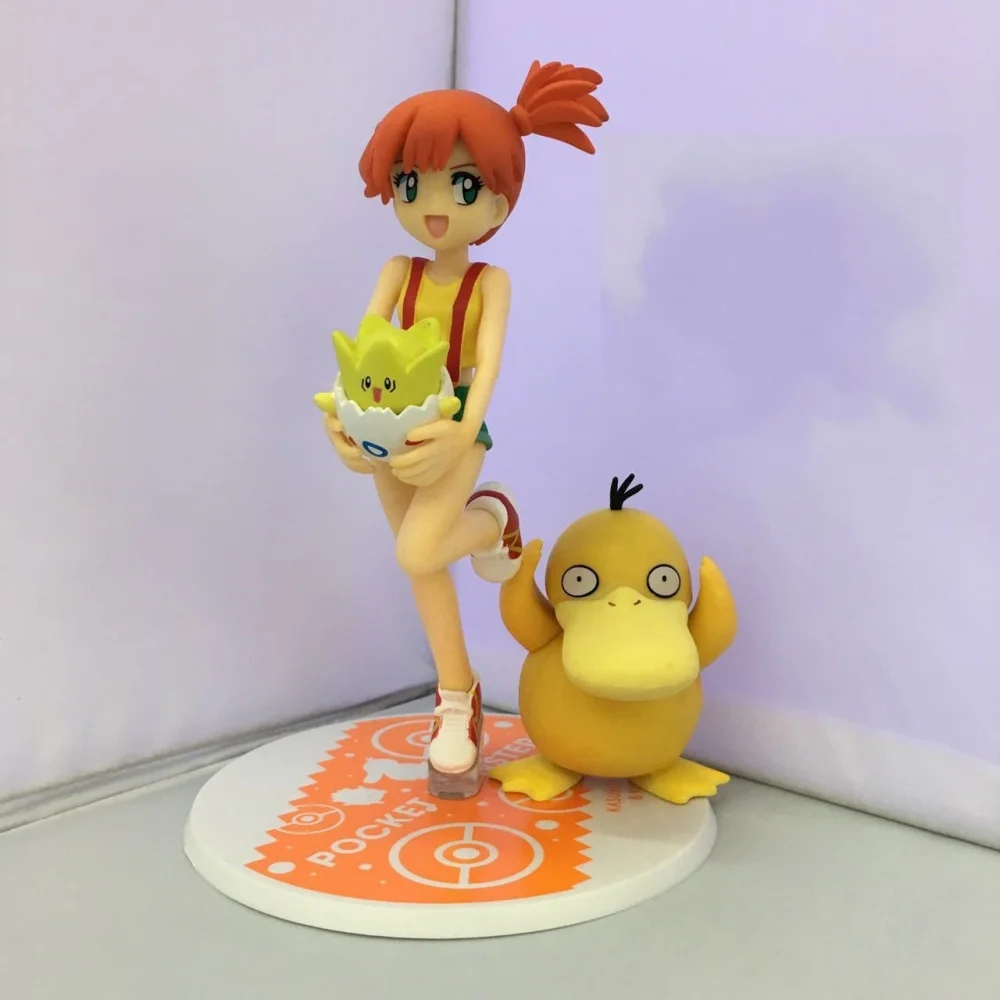 

Аниме-фигурка Покемон: Мисти и Псайдак, коллекционная модель из ПВХ, 19 см