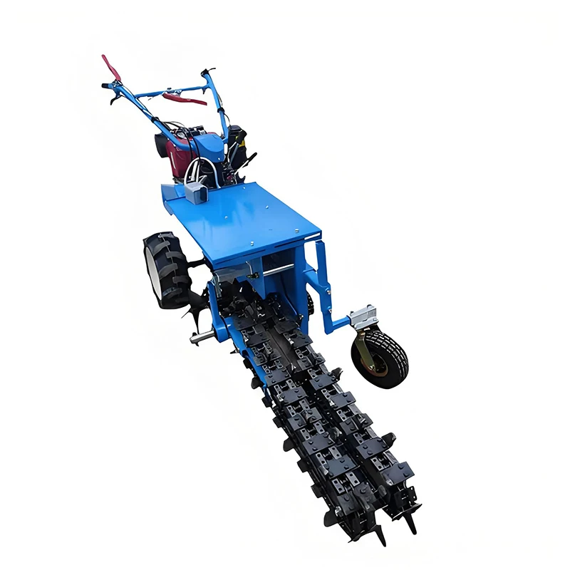 Compact Trencher Machine Mini Trench Digger for Irrigation Drainage System Garden Farm Use