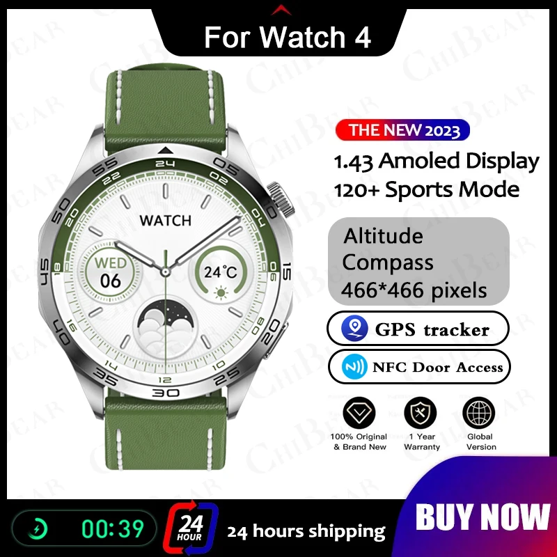 

2024 New Bluetooth Call Smartwatch Men's 466*466 AMOLED HD Screen GPS Sports Fitness Watch IP68 Waterproof Smart Watch For Women