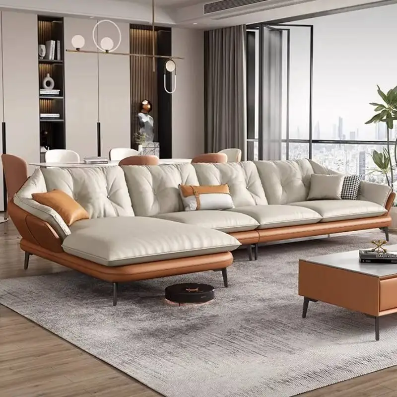 Modern Corner Living Room Sofas Aesthetic Corner Modern Modular Sectional Sofa Armchair Lazy Muebles Para Hogar Furniture