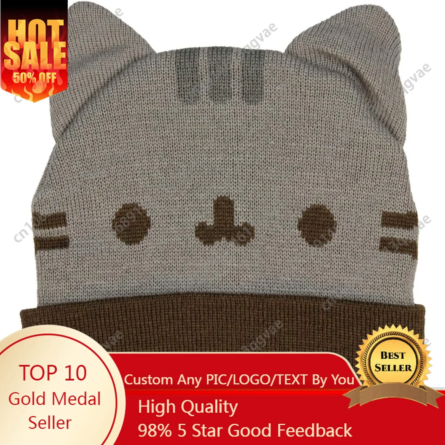 

Crochet Christmas Tree Hat Festive Knitted Beanie for Adults Stylish Winter Accessory