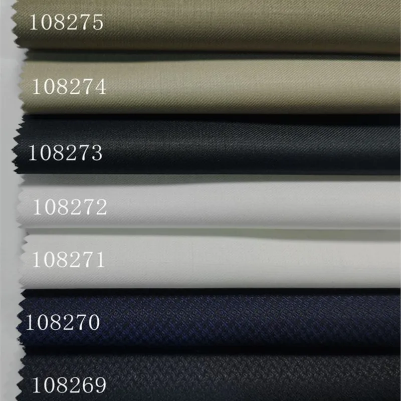 

Worsted white garment fabric Spring and autumn suit pants business vest