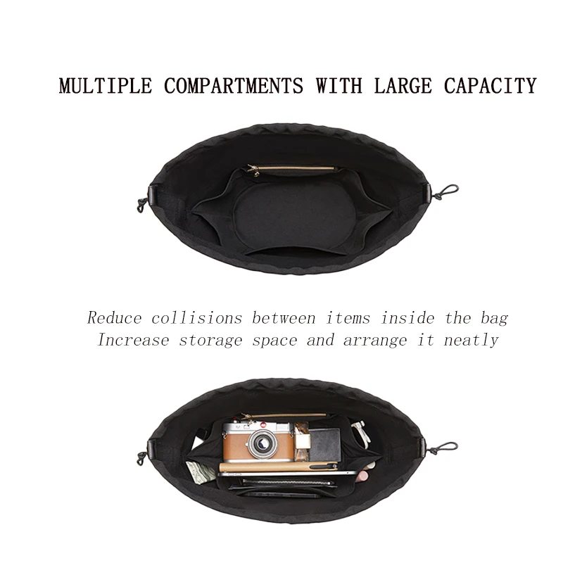 Bag Organizer Insert For 26c Raffa Shopping Tote Weight Light Drawstring Storage Bag Support Three-dimensional Increase Storage