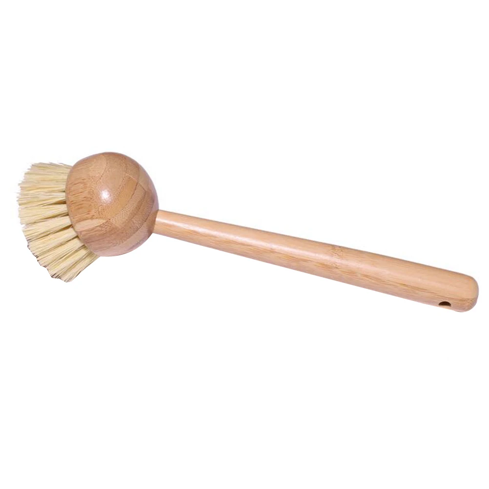 

Dish Brush for Wok Cleaning Traditional Craftsmanship Bamboo Sisal Hemp Kitchen Tools Reusable Washable Strong Dirt Removing
