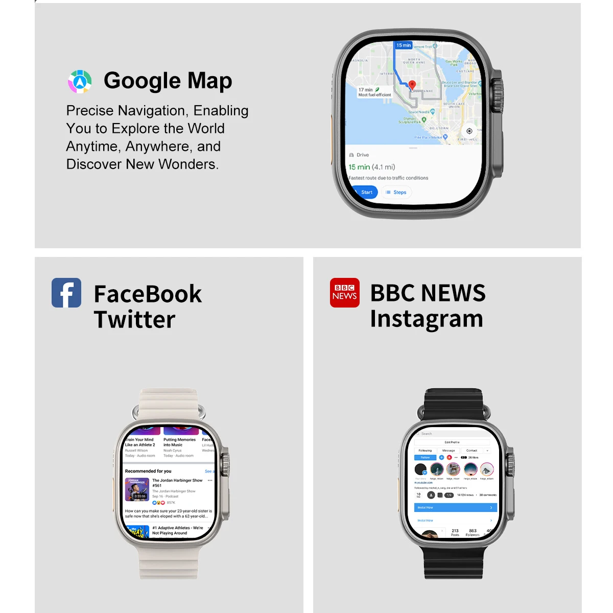 Relojes inteligentes con asistente de voz AI de 2,04 pulgadas, nueva aplicación 2025, descarga de red, compartir llamadas Bluetooth, seguimiento GPS, reloj inteligente NFC para hombres