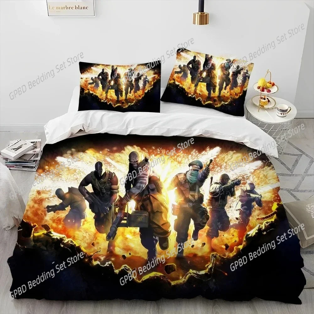 CS GO Game Gamer Counter Strike Bedding Set Bedroom Soft Modern Bedspreads Comefortable Duvet Cover Quilt Cover And Pillowcase
