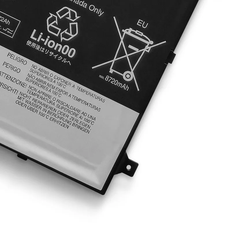 Imagem -03 - Bateria do Portátil para Lenovo Thinkpad Tablet Thinkpad 10 10 20c3001qau 10 45n1726 20e3-0018au 3.7v 8720mah 45n1727 45n1732