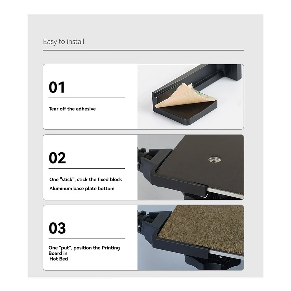 【~ New A88T】Hotbed Printing Plate Positioning Block for Neptune 4, KP3S, KLP1 V1 V2 - Alignment Tool for 3D Printers