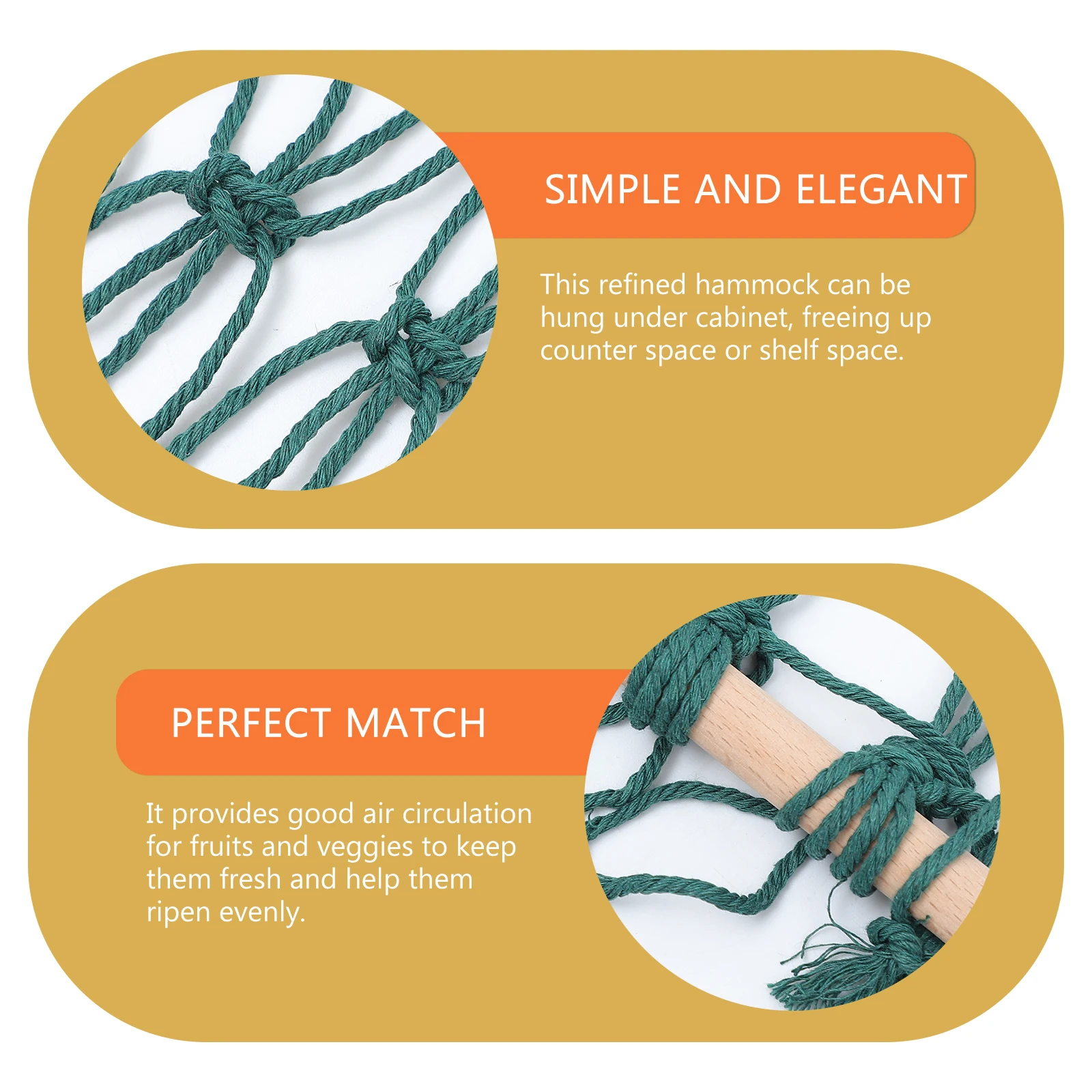 

1pc Fruit Vegetable Net Bag Hanging Storage Green Basket Kitchen Woven Net Bag Home Vegetable Fruit Hammock Decor Gifts Ideas