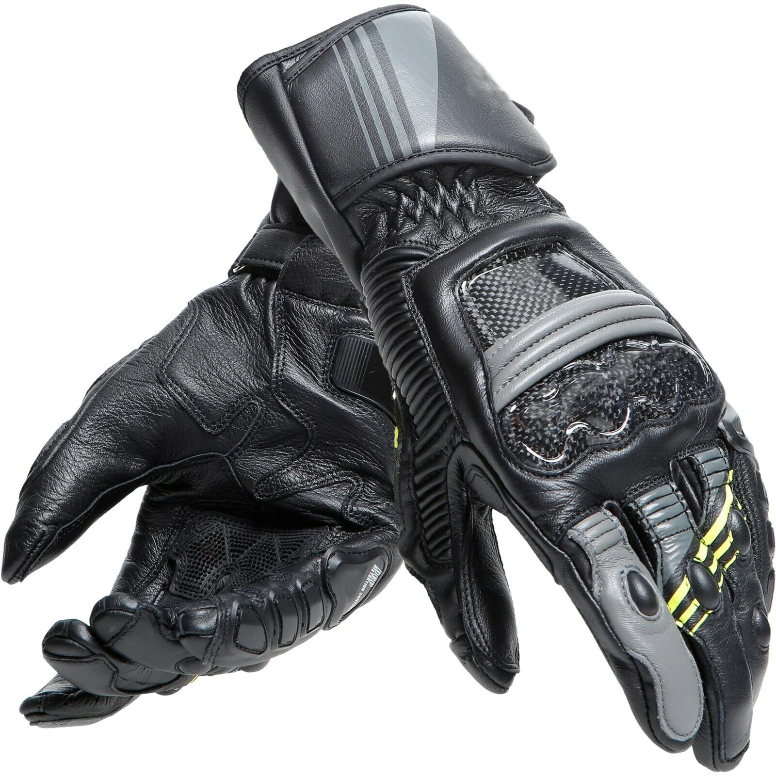 Guantes de cuero Druid para motocicleta, manoplas largas para carreras, conducción, de cuero de vaca, todos los tamaños, M-XXL