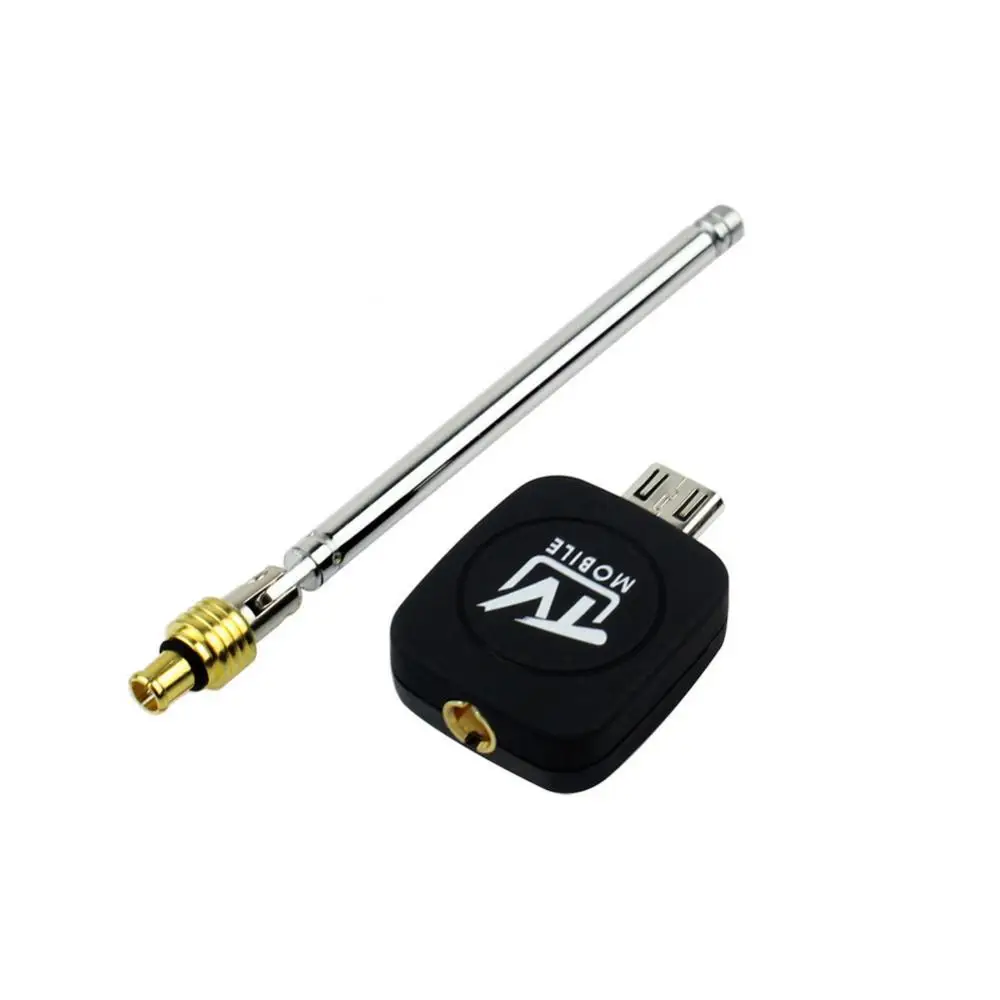 Receptor de TV HD con microantena, sintonizador de TV Digital móvil, USB, DVB-T2, DVB-T, para teléfono Android, tableta, Pad, TV, HDTV, Dongle