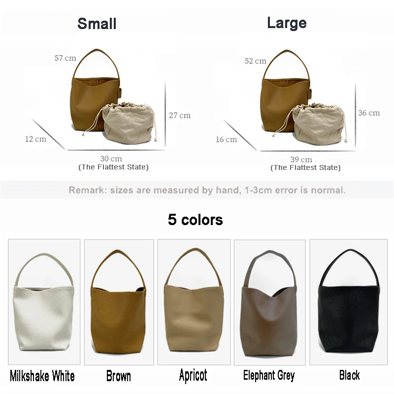 Hot Sale Women Bag Lady Lazy Style Soft Leather Shoulder Bag Underarm Pack Female Casual Large Tote Bucket Handbag Wholesale New