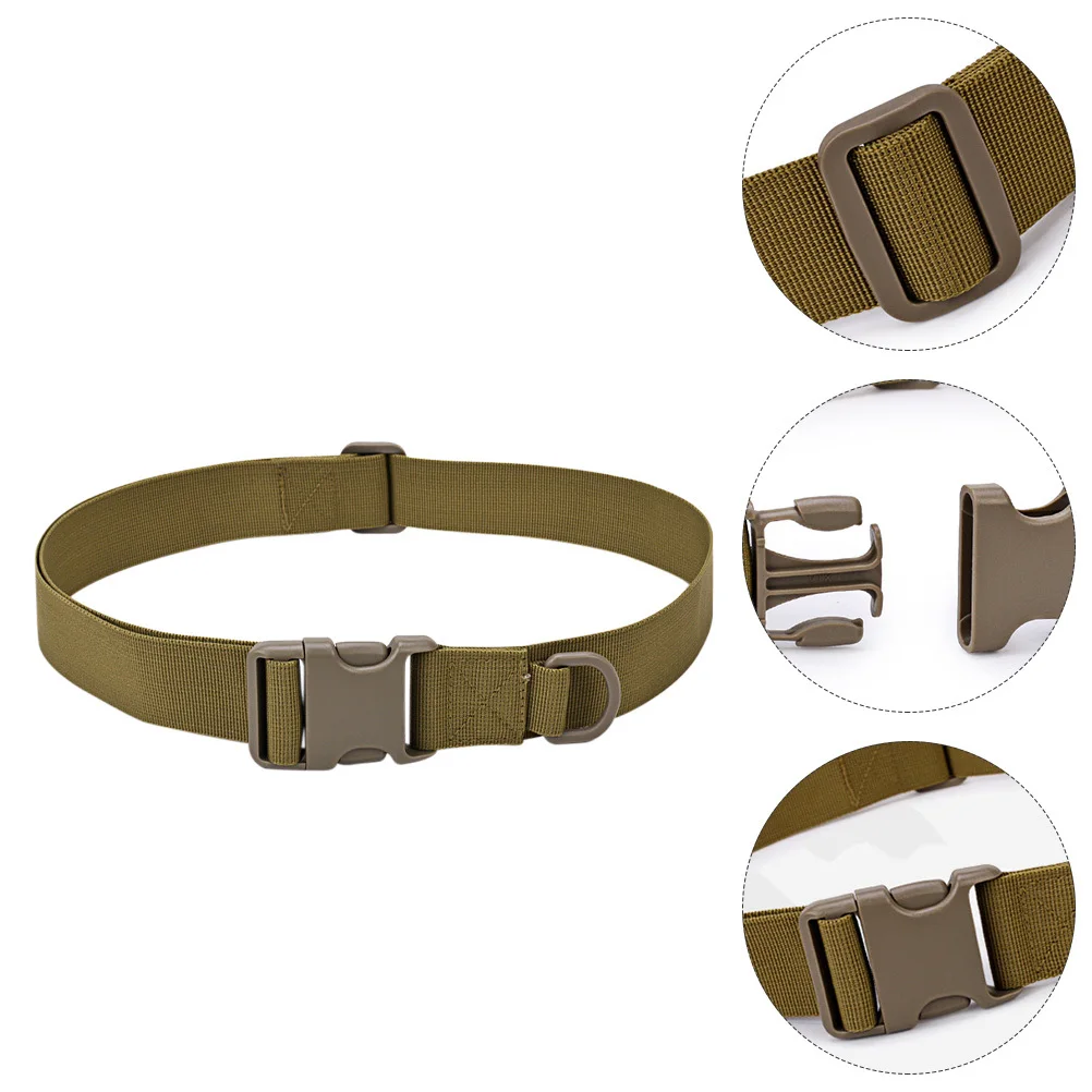 

2Pcs Tactical Belt Durable Nylon Outdoor Camping Multifunction Waist Belts Adjustable Strong Load Bearing Nylon Waist Belts
