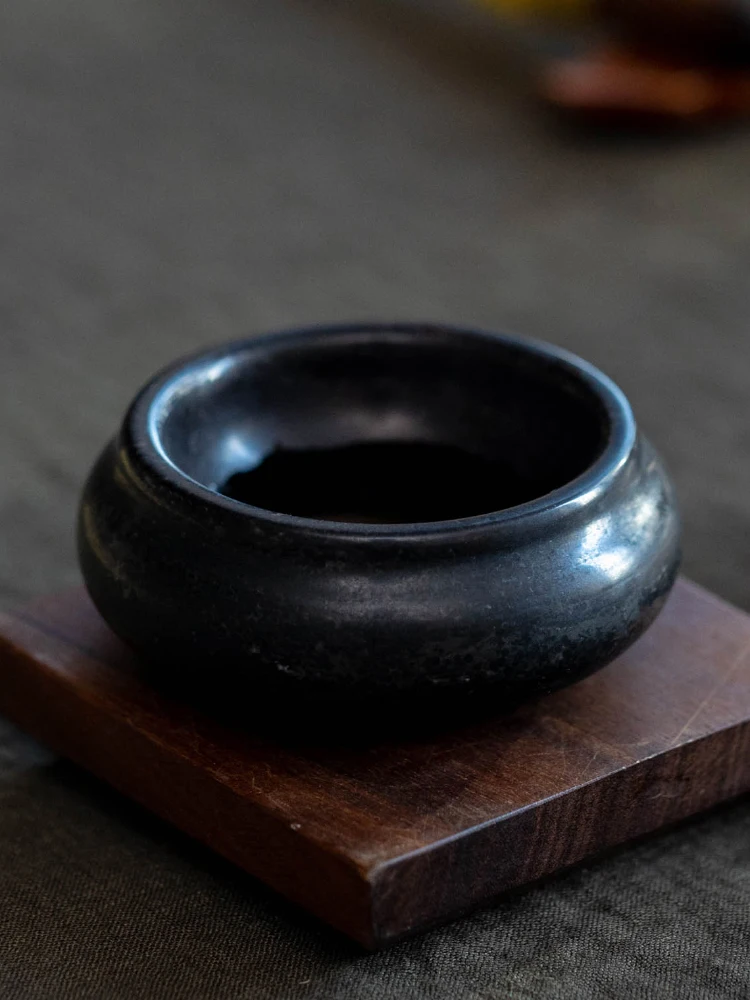 

Miniature Natural Marble Ashtray Imitation Ceramic Tea Table Decorative Ornament Chinese Style Zen Atmosphere Small Ashtray