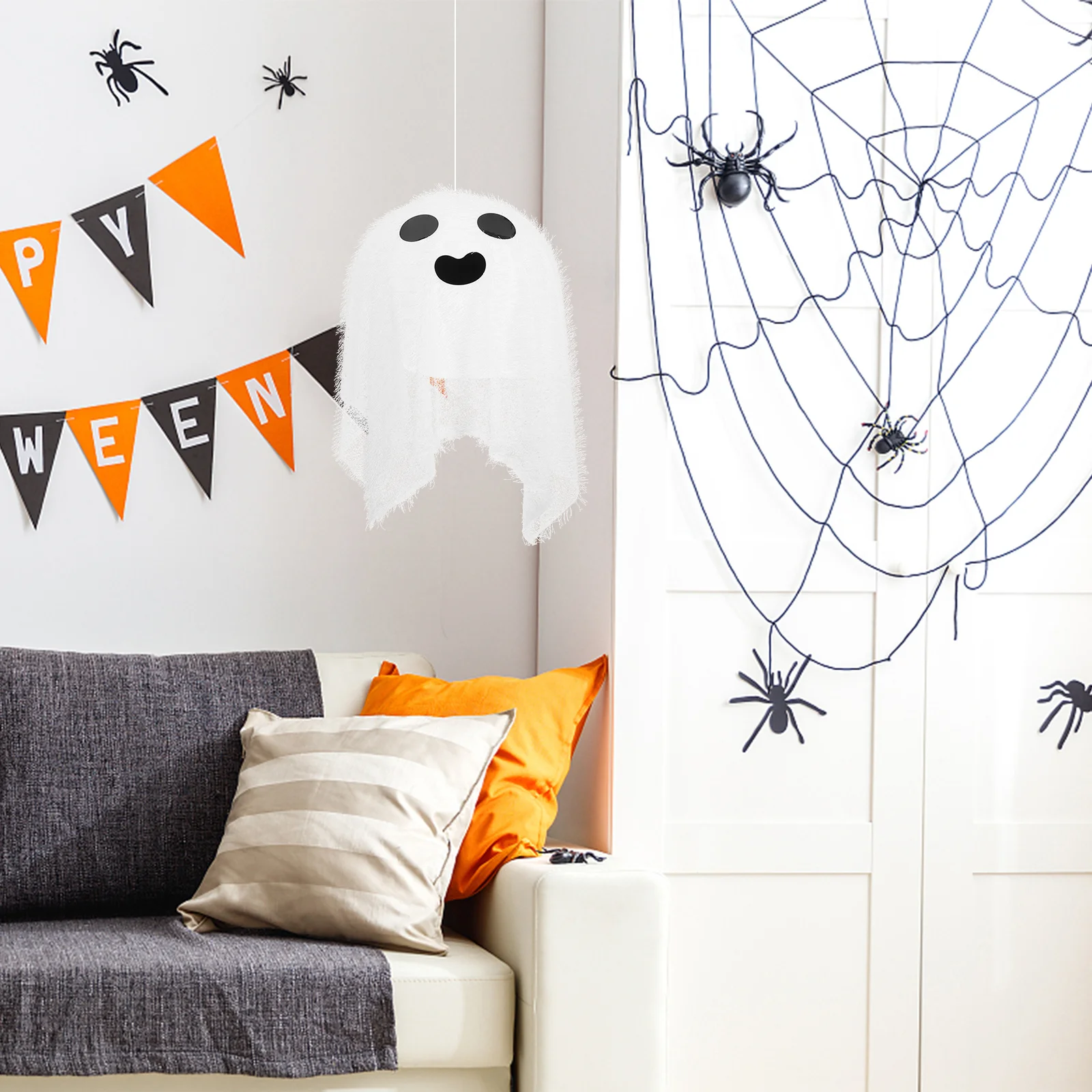 

1 set 1 Set Halloween Ghost Lantern Party Hanging Decorative Light Home Outdoor Props For Halloween Party