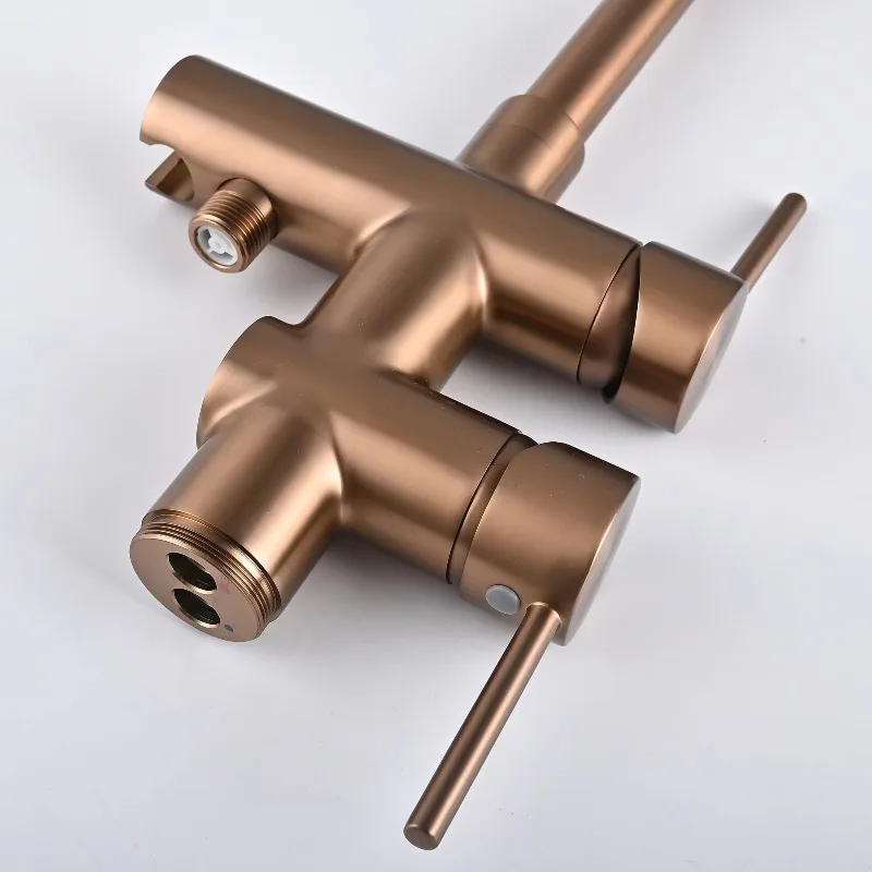 Bateria wannowa stojąca, jednouchwytowa, czarna, z obrotową wylewką 360 stopni i zestawem słuchawki prysznicowej z ABS.