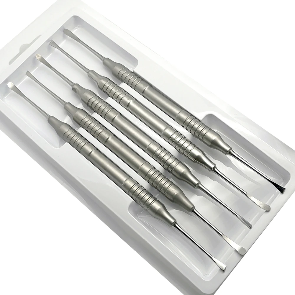 5Pcs Dental Periodontal Instruments Implant Periosteal Separator High Quality Double End Oral Tools