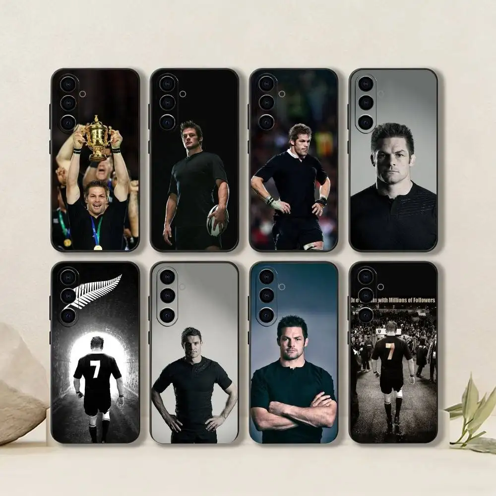 Sport-Rugby-R-Richie McCaw   Phone Case For Samsung Galaxy A73,A72,A71,A70,A53,A52,A51,Others Soft Black Cover