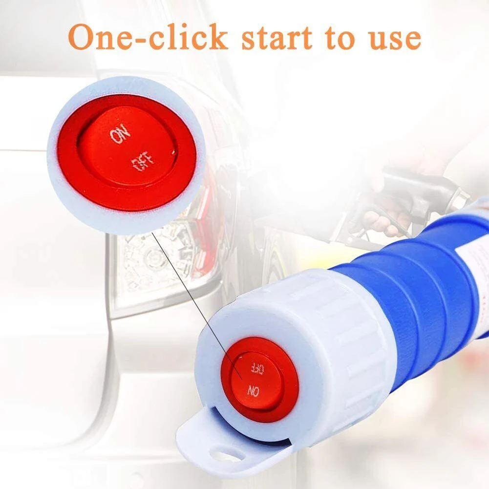 Sanitär- und Vorrichtungen, Flüssigkeitstransferpumpe, batteriebetrieben, 1 Stück, batteriebetrieben, blauer/roter Kunststoff, Heimwerker