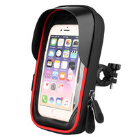 Bicycle Handlebars Securely Hold Your Smartphone in a Waterproof Mount with a Complete Range of Motion at 360 Degrees
