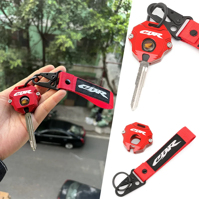 For HONDA CBR650R CBR600RR CBR1000RR CBR500R CBR 650R 600RR 1000RR 250RR Motorcycle Accessories Key Case Cover Shell Keychain