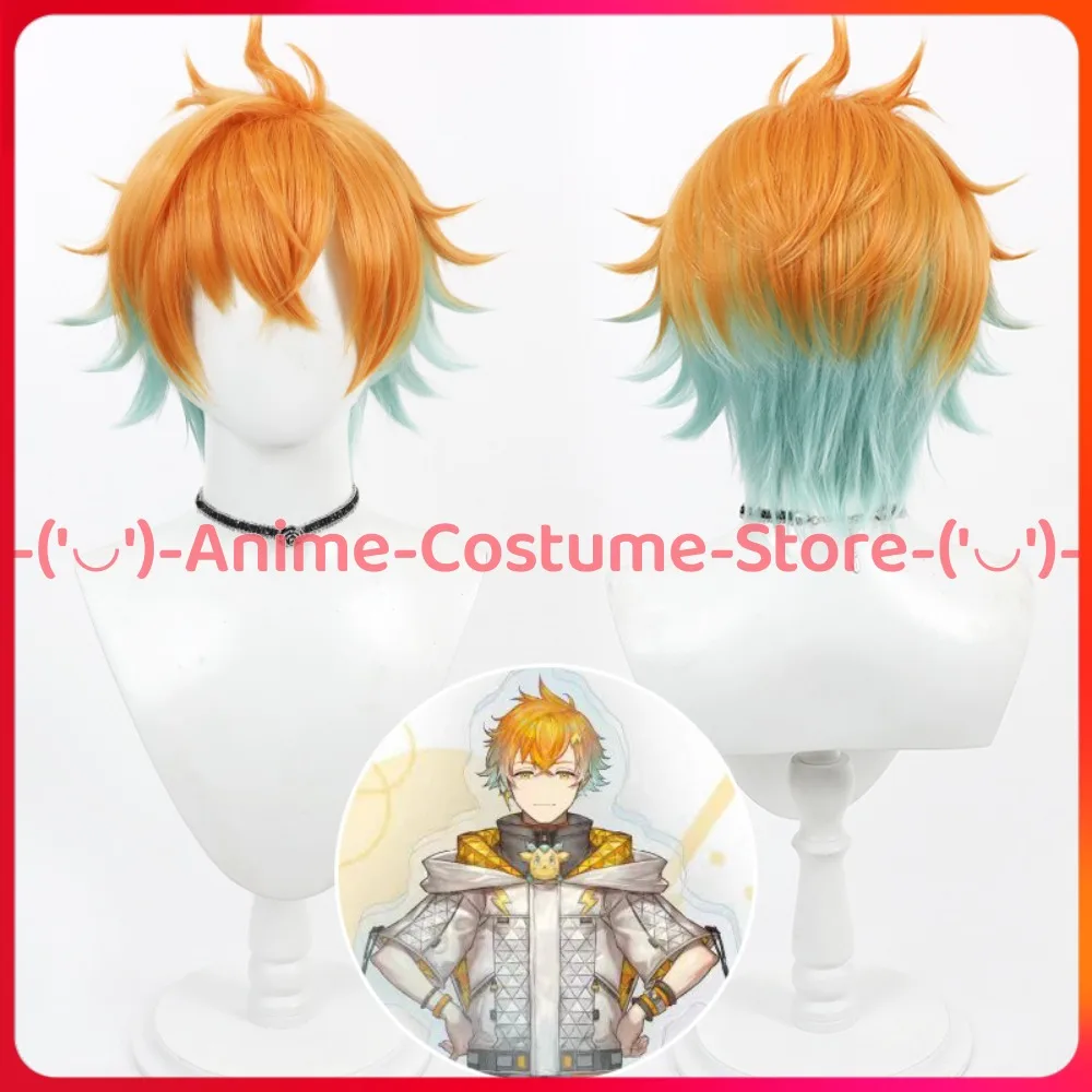 

NIJISANJI Usami Rito, парик для косплея, аниме, игровой персонаж, Хэллоуин, карнавальный костюм для вечеринки, парики, термостойкие синтетические волосы