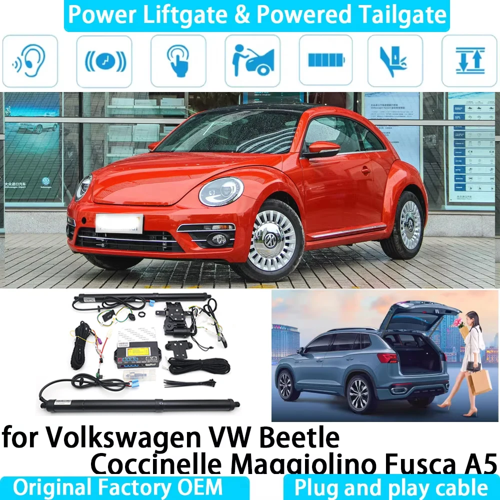 for Volkswagen VW Beetle Coccinelle Maggiolino Fusca A5 Automatic Electric Power Liftgate Powered Tailgate Strut Tail Gate Lift