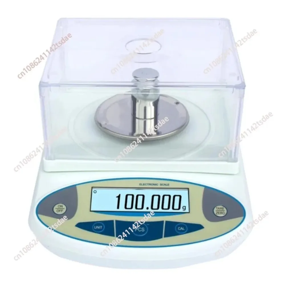 

500g X 0.001g Electronic Balance Scale With Windshield High Precision Lab Solid Analytical Digital Precision Balance Scale