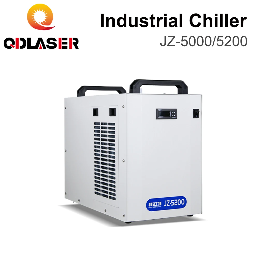 

JZ-5000/5200 Industrial Water Chiller for CO2 Laser Engraving Cutting Machine Cooling 100-150W Laser Tube DG110V AG220V