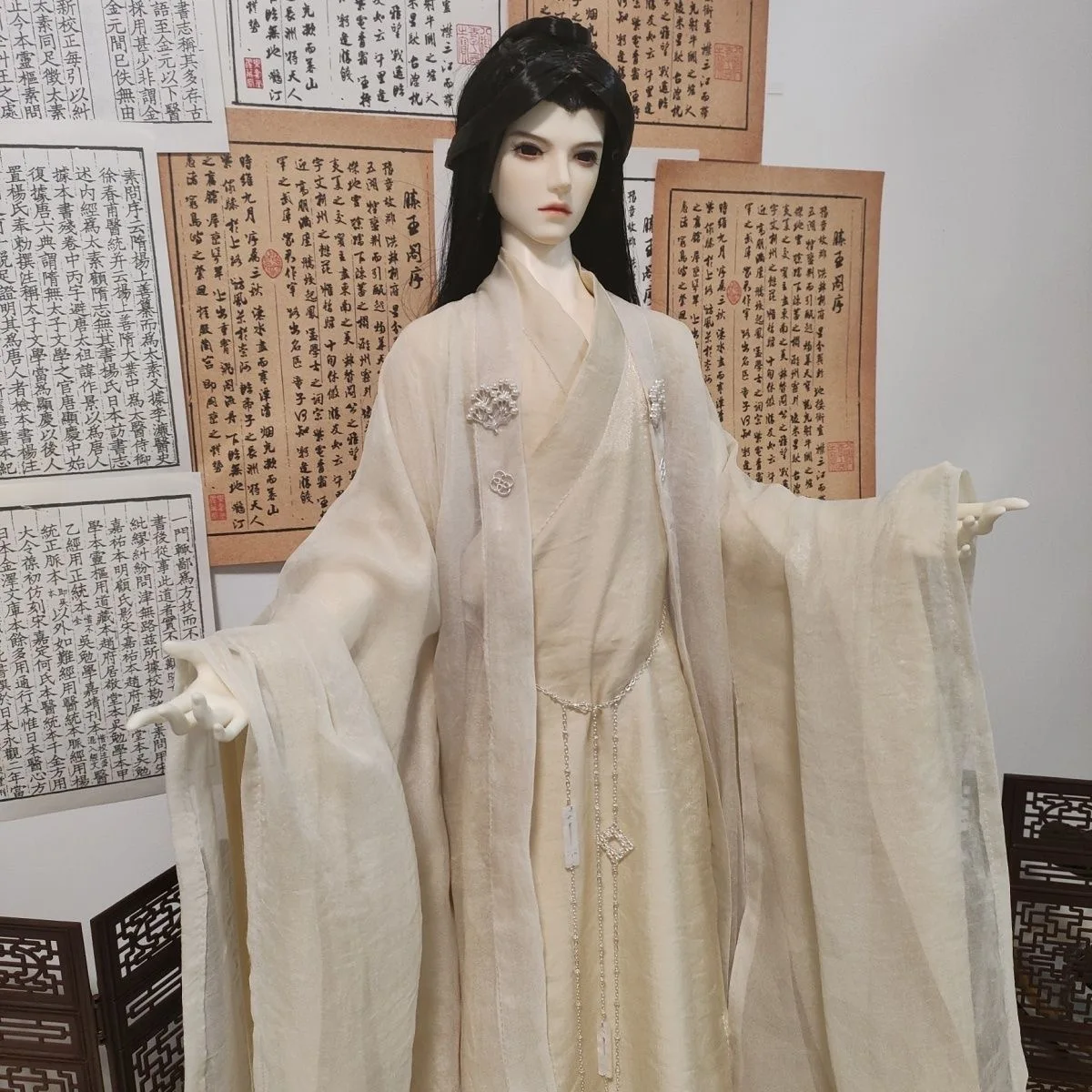 

Clothes for doll 60cm 1/3 1/4 1/6 BJD dress, Uncle doll clothing