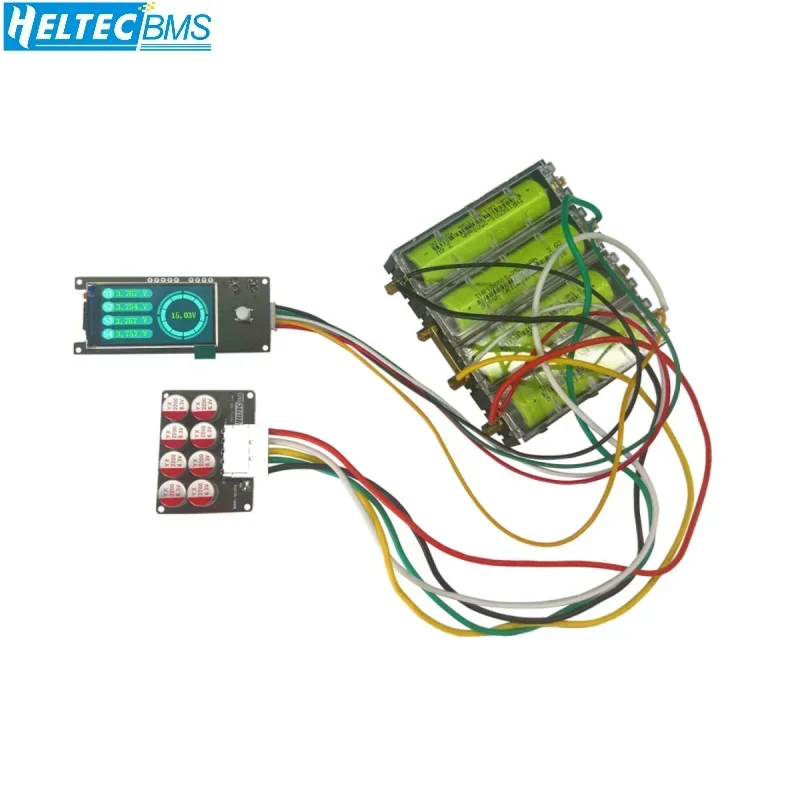 4S Voltage Tester Lithium Battery Pack Single Cell Measurement Identify String Number Volt METER Display Li-ion Lifepo4 LTO