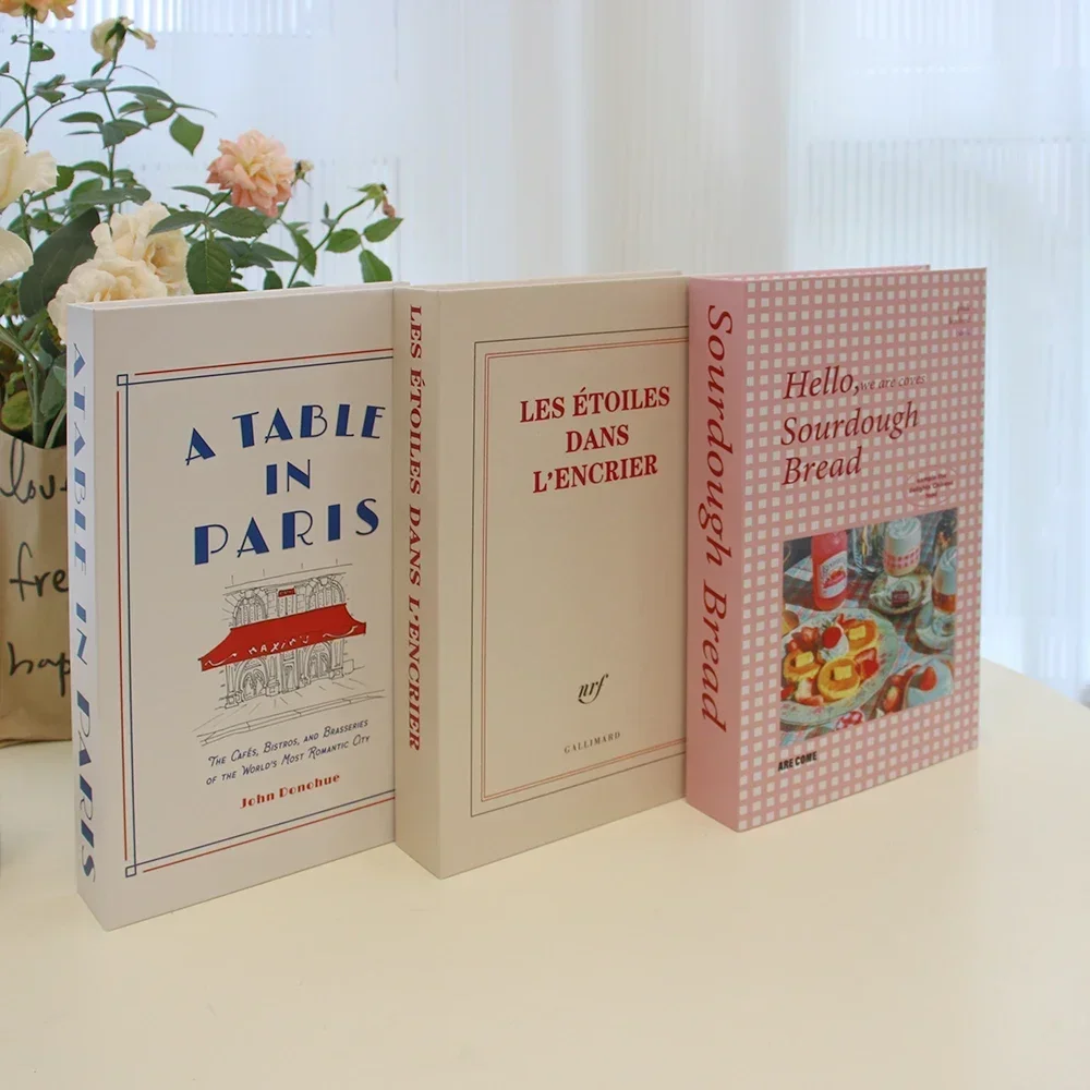 3-teiliges Set Faltbare Deko-Bücher für Wohnzimmer, Designer-Bücher als Couchtisch-Ornamente, Requisiten für Club, Hotel, Zimmer und Villa – Detail 15