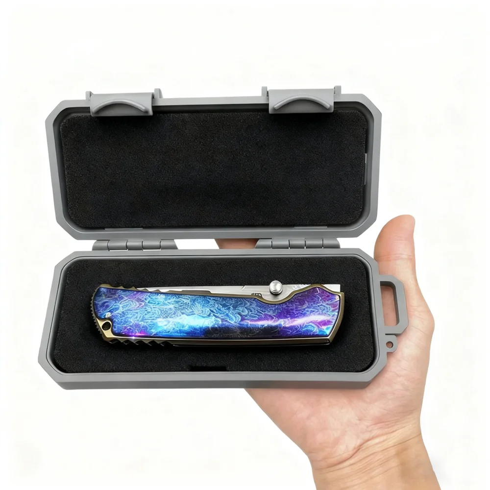 17.5x7cm EDC Waterproof Pressure-proof Shockproof Box with Sponge General-purpose Sealed Box Field Parts Storage Box