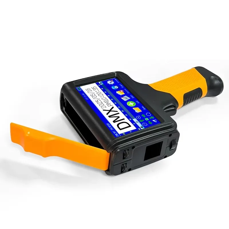 Portable Handheld Inkjet Printer Gun, Manual Coder for Expiry Date, Date and Batch Number Marking on Multiple Surfaces