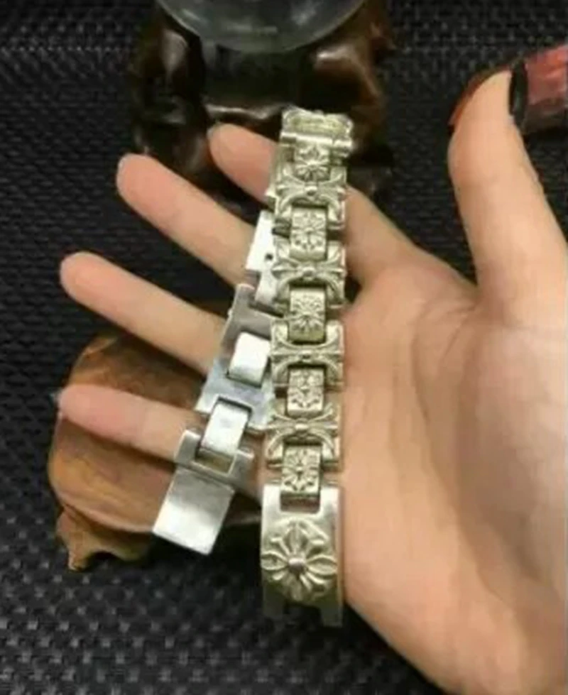 Fashion tibet silver Men / girl Hand delicacy Statye Bracelet