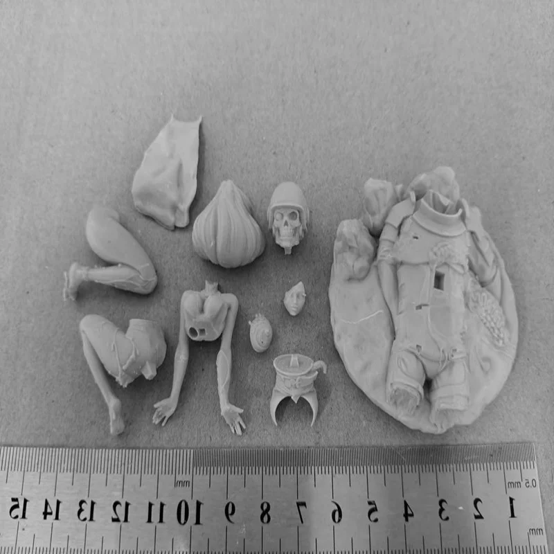 

1/24 масштабная фигурка из смолы, цыганский вампир, сделай сам, сборная модель, комплект в разобранном виде, неокрашенная 3D статуя, игрушка