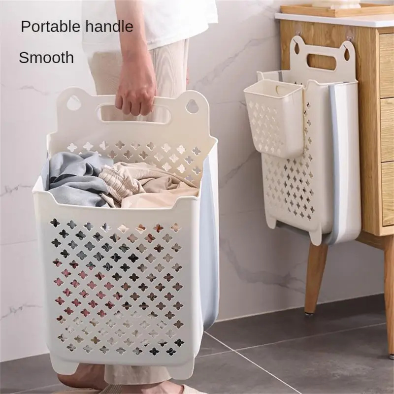 Wall-mounted Dirty Clothes Basket Can Be Wall-mounted Durable Large Capacity Sturdy Wall Mounted Laundry Basket Easy To Clean