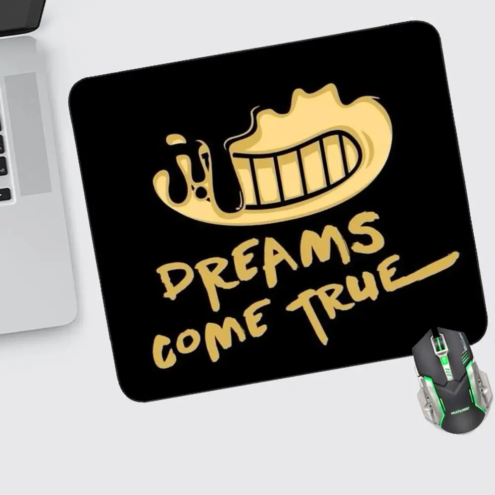 

B-Bendy And The Ink Machine Mouse Pad Small Gaming Accessories Keyboard Computer Offices Desk Mat Pc Gamer Non-slip Rubber Mouse