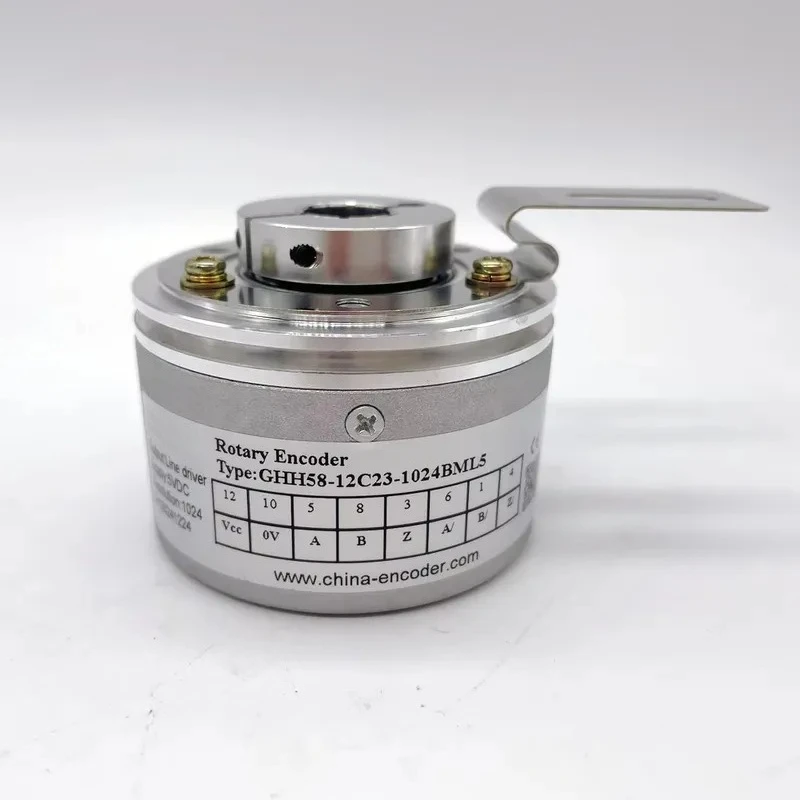 Hot Sale GHH58-12C23-1024BML5 12mm hollow shaft incremental rotary encoder similar DBS60E