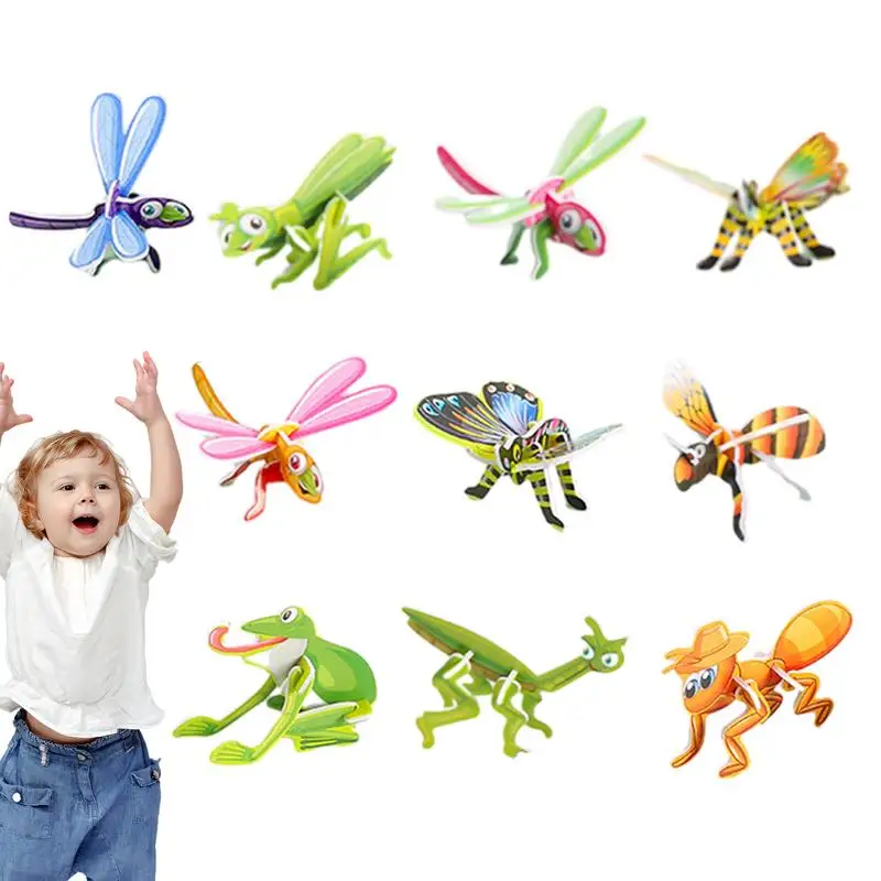 

3D Animal Puzzle For Kids 3D Puzzles Toy Brain Teaser Puzzles Stem Activities Educational Toys Learning Toys