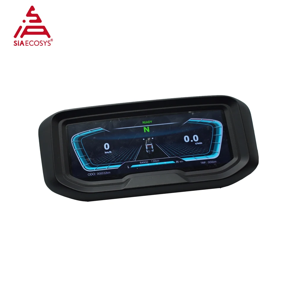 SiAECOSYS SCJ6877-E 6.8inch Speed Display Speedometer Electric Scooter Motorcycle Adjustable Display