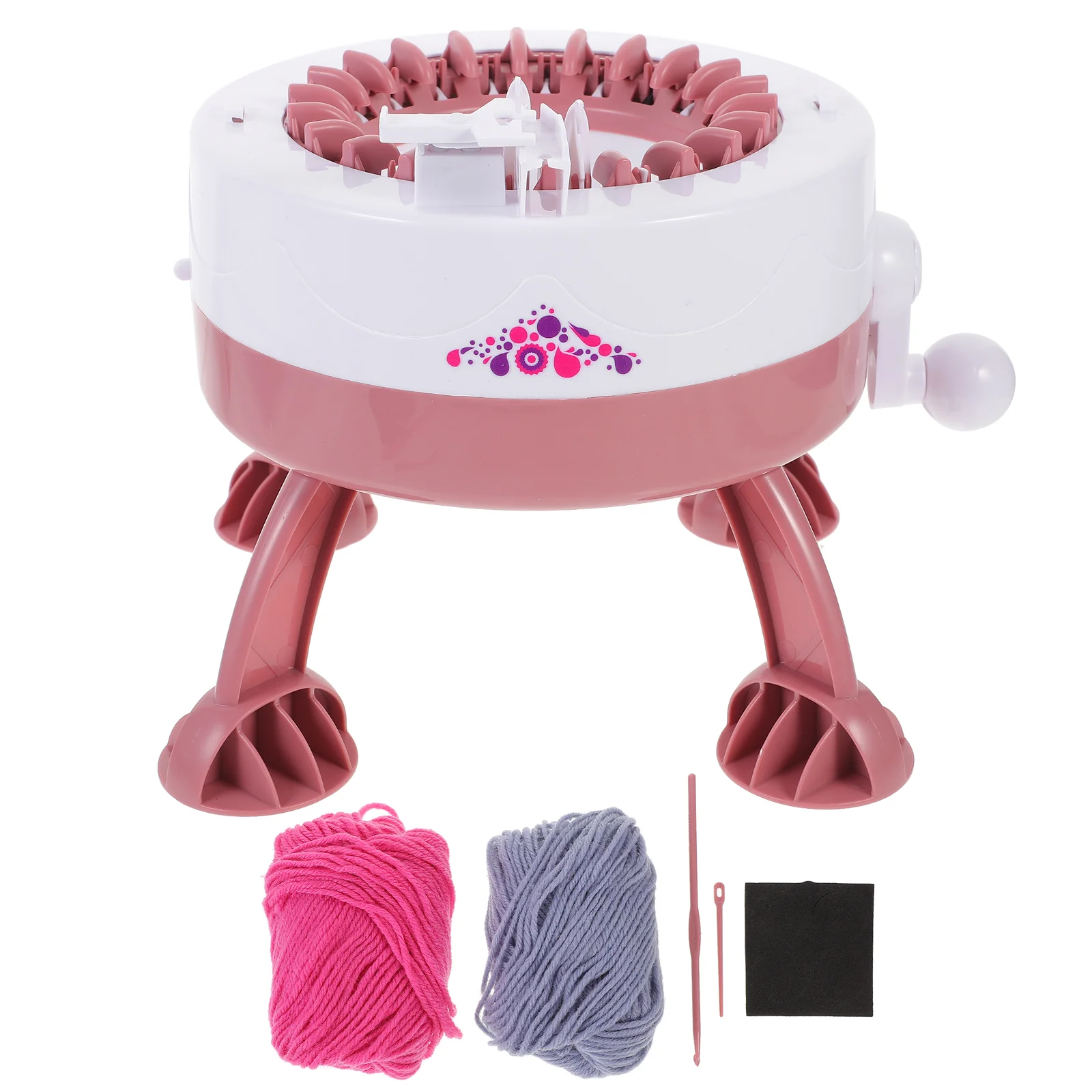 DIY Knitting Machine Small Size Knitting Machine Toy Kids Knitting Machine Toy plastic knitting Machine Toy Knitting Crochets