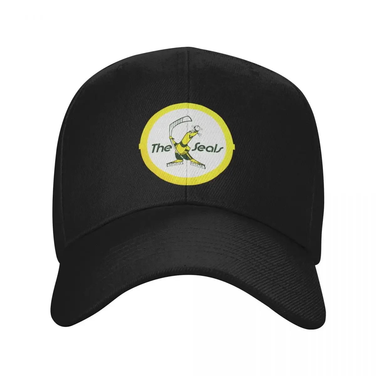 

Columbus Golden Seals logo Baseball Cap Hat Man Luxury men's big size hat Women's Beach Outlet Men's